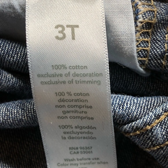 OshKosh B’gosh Overall Shorts Unisex 3T - Picture 8 of 8